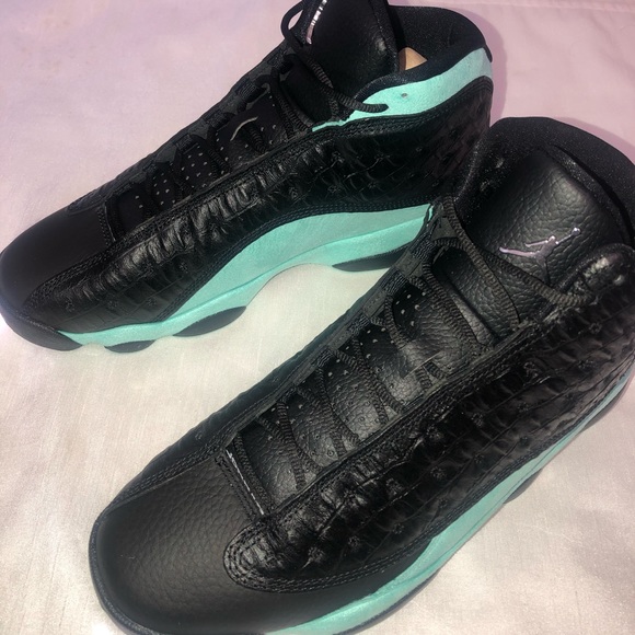 SOLD Jordan 13 Retro 414571030 Black & Green NEW - Picture 3 of 9